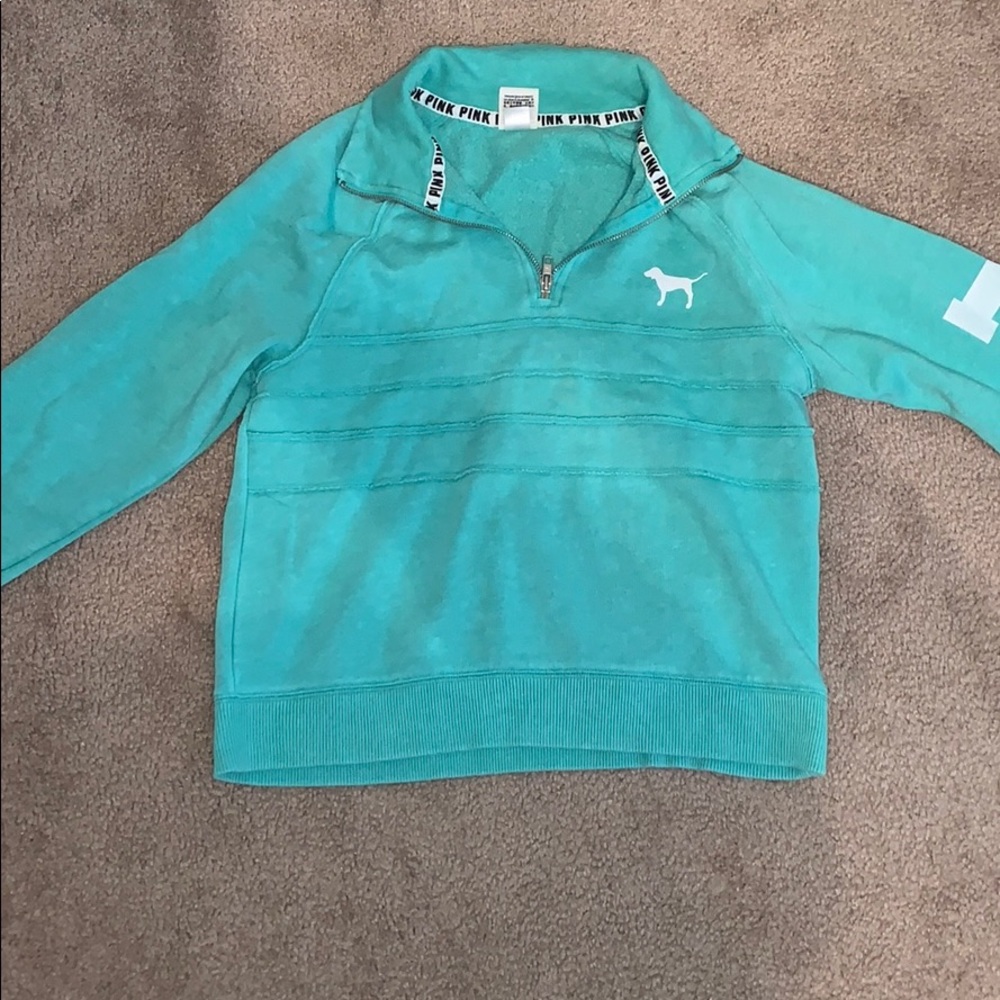 Pink cropped hoodie